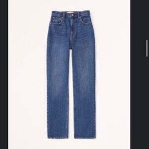 Abercrombie & Fitch Ultra High Rise 90’s Straight Jean